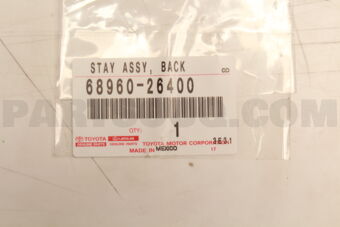 6896026400 Toyota STAY ASSY  BACK
