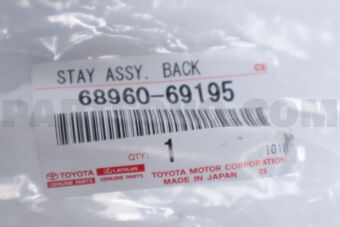 6896069195 STAY ASSY  BACK