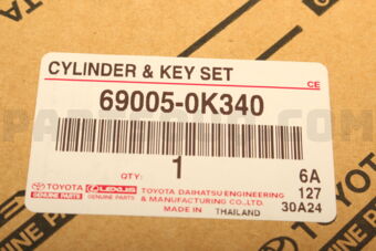 690050K340 Toyota CYLINDER SET, LOCK