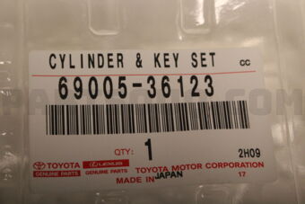 6900536123 Toyota CYLINDER SET, LOCK