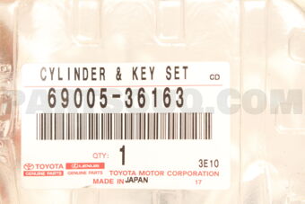 6900536163 Toyota CYLINDER SET, LOCK