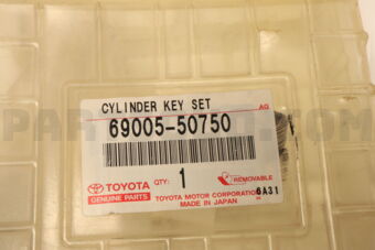 6900550750 Toyota CYLINDER SET, LOCK W/TRANSMITTER CASE