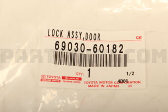 6903060182 Toyota LOCK ASSY, FRONT DOOR, RH