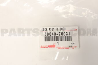 6904076031 Toyota LOCK ASSY, FR DOOR