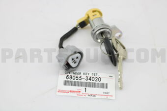 6905534020 CYLINDER & KEY SET, BACK DOOR LOCK