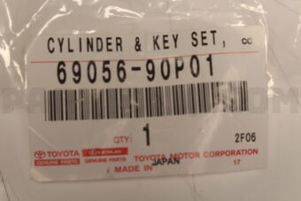 6905690P01 Toyota CYLINDER &amp; KEY SET