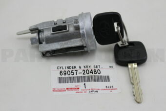 6905720480 CYLINDER &amp; KEY SET, IGNITION S