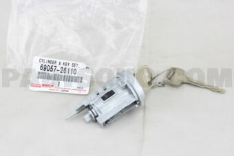 6905726110 CYLINDER & KEY SET, IGNITION SWITC