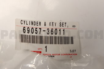 6905736011 CYLINDER &amp; KEY SET, IGNITION SWITCH LOCK