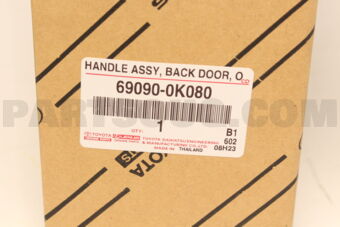 690900K080 HANDLE ASSY, BACK DO