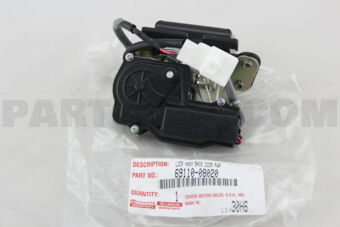 6911008020 LOCK ASSY, BACK DOOR