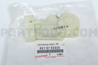 6911052020 ACTUATOR ASSY, FRONT DOOR LOCK, RH
