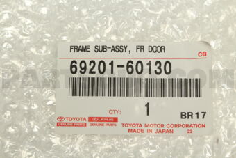 6920160130 FRAME SUB-ASSY, FR