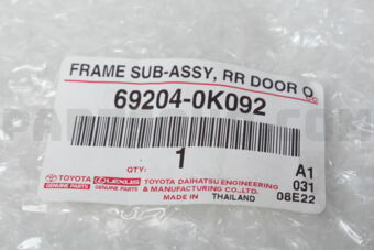 692040K092 FRAME SUB-ASSY  RR D