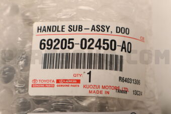 6920502450A0 Toyota HANDLE SUB-ASSY  DOO