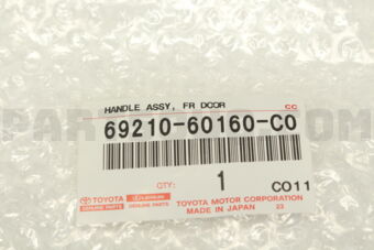 6921060160C0 HANDLE ASSY, FRONT DOOR OUTSIDE,