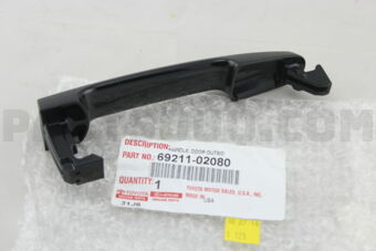 6921102080 HANDLE ASSY, FRONT DOOR OUTSIDE, R