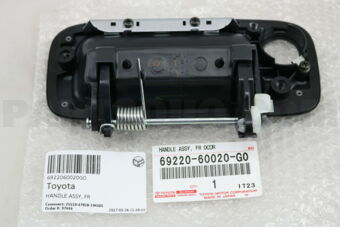 6922060020G0 HANDLE ASSY, FRONT DOOR OUTSIDE,