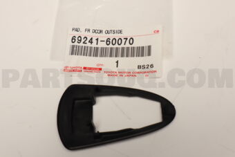 6924160070 PAD, FR DOOR OUTSIDE