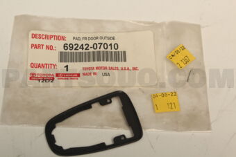 6924207010 PAD, FRONT DOOR OUTSIDE HANDLE, REAR