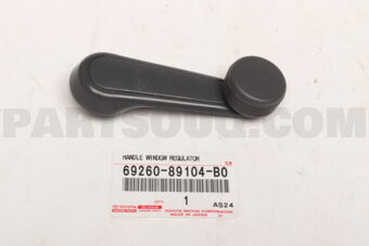6926089104J0 Toyota HANDLE ASSY, FRONT DOOR WINDOW REGULATOR