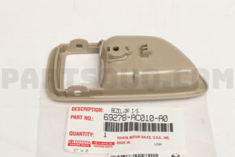 69278AC010A0 BEZEL, FRONT DOOR INSIDE HANDLE,