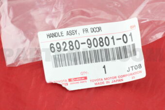 692809080101 Toyota HANDLE SUB-ASSY, FRONT DOOR INSIDE, LH