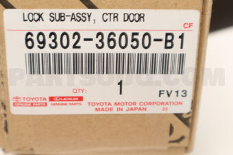 6930236050B1 Toyota LOCK SUB-ASSY, CTR