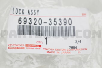 6932035390 LOCK ASSY, FRONT DOOR, LH