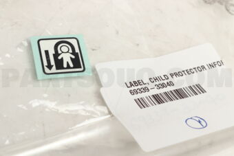 6933933040 LABEL, CHILD PROTECTOR INFORMATION