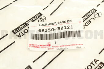 69350BZ121 LOCK ASSY, BACK DOOR