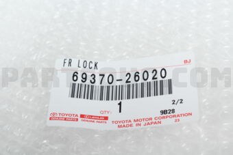 6937026020 LOCK ASSY, SLIDE
