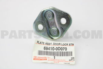 694100D070 PLATE ASSY, FRONT DOOR LOCK STRIKE