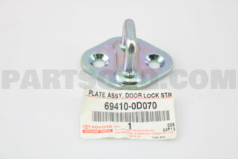 694100D070 PLATE ASSY, FRONT DOOR LOCK STRIKE