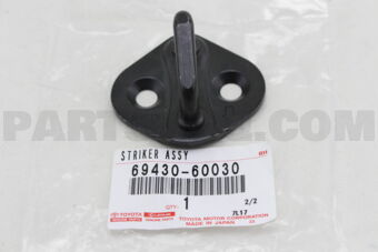 6943060030 STRIKER ASSY, BACK DOOR LOCK