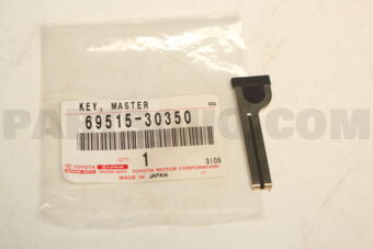 6951530350 Toyota KEY, BLANK(CARD KEY)