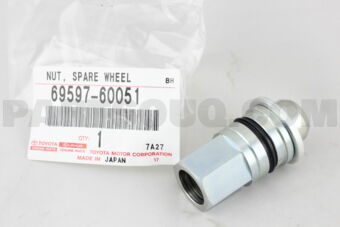 6959760051 NUT, SPARE WHEEL LOCK