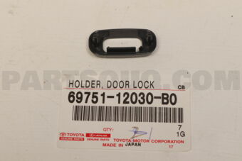6975112030B0 HOLDER, FRONT DOOR LOCK CONTROL 