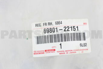 6980122151 REGULATOR SUB-ASSY, FRONT DOOR WIN