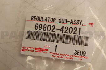 6980242021 REGULATOR SUB-ASSY, FRONT DOOR WINDOW, LH