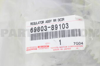 6980389103 REGULATOR SUB-ASSY, REAR DOOR WIND