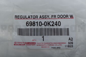 698100K240 REGULATOR ASSY  FR D