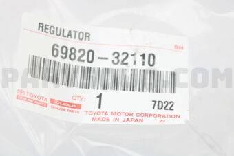 6982032110 REGULATOR ASSY, FRONT DOOR WINDOW,