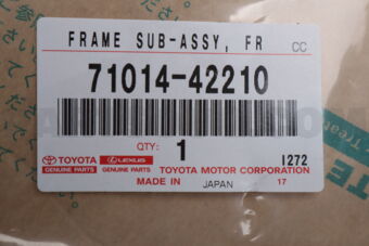 7101442210 FRAME SUB-ASSY, FR