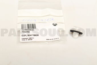 7176933030 CLIP, SEAT BACK