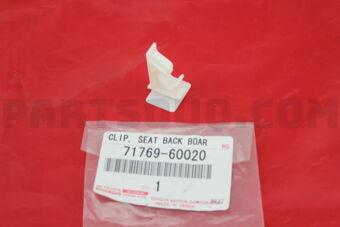 7176960020 CLIP, FRONT SEAT BACK BOARD