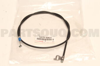 7257090K01 Toyota CABLE ASSY, RECLINING ADJUSTING, RH