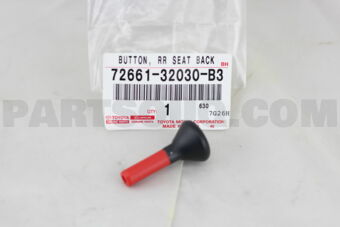 7266132030B3 BUTTON, REAR SEAT BACK LOCK RELE