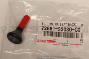 7266132030C0 BUTTON, REAR SEAT BACK LOCK RELEASE