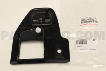 7266860030C0 BEZEL, REAR SEAT BACK LOCK, LOWER
